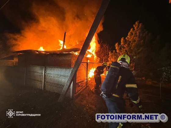 На Кіровоградщині вогнеборці ліквідували п’ять пожеж (ФОТО)